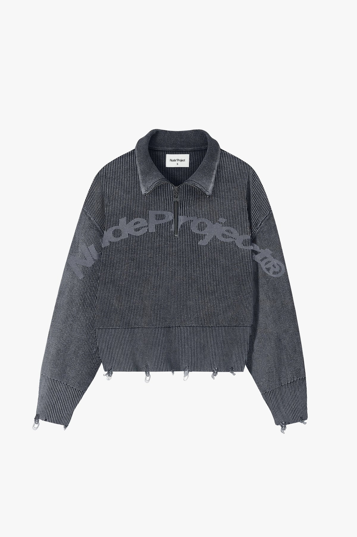 Beast Quarter-Zip Knit Ash
