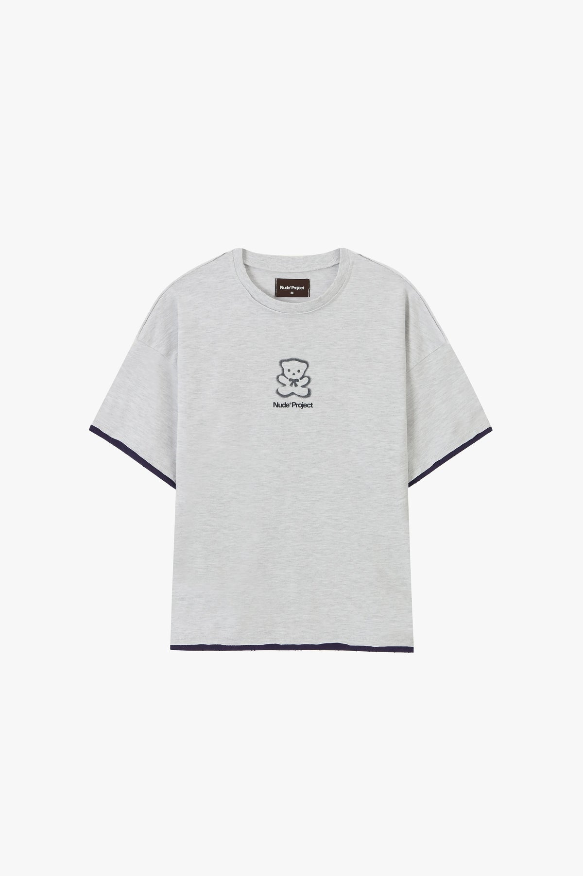 Bear Tee Grey Melange