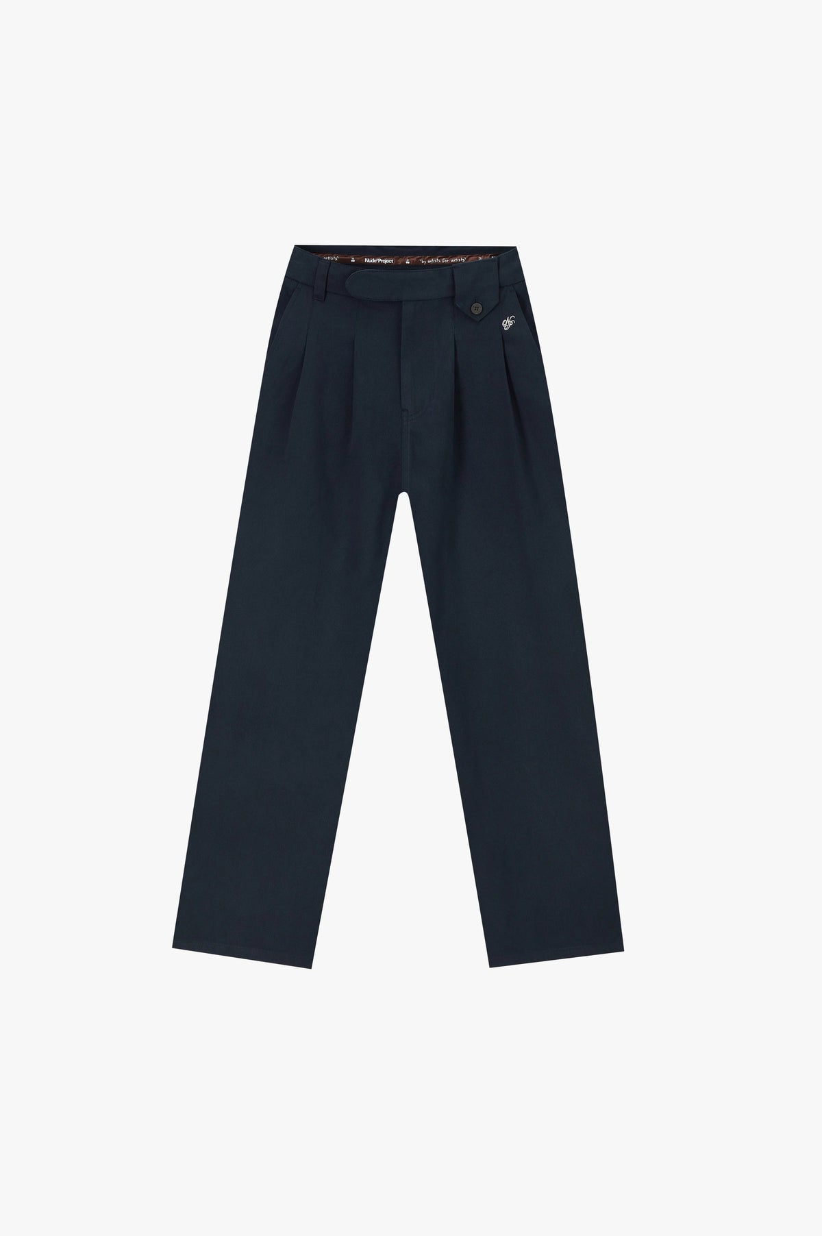 Vinyl Chino Pants Navy