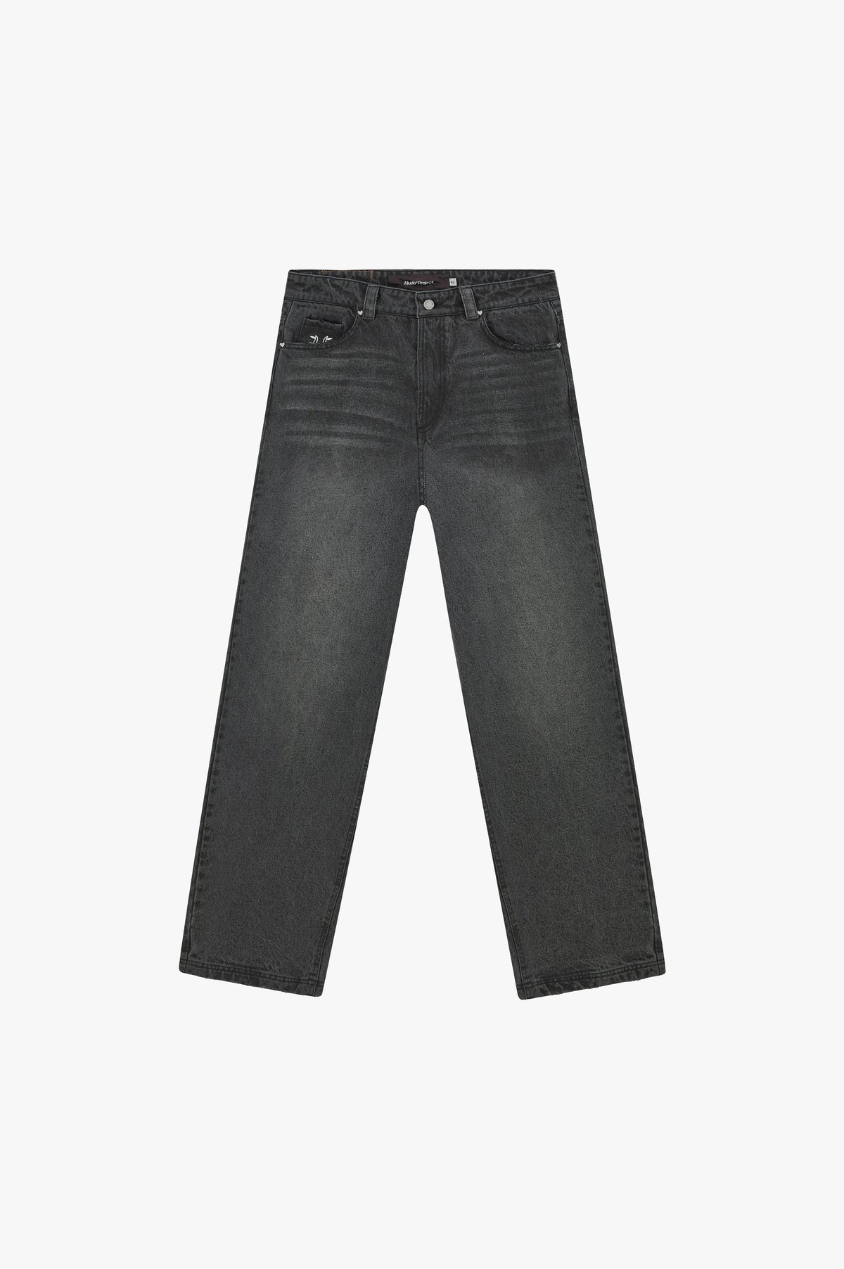 Basic Straight Jeans Grey