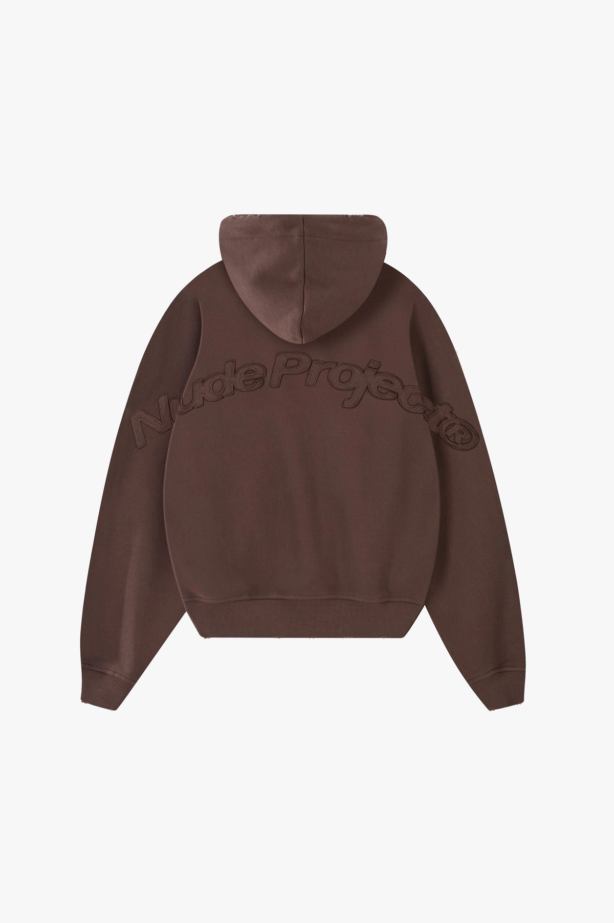 Marble Hoodie Brown