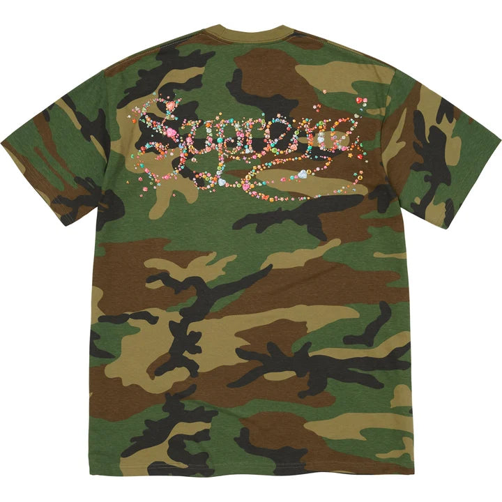 Gems Tee — Woodland Camo