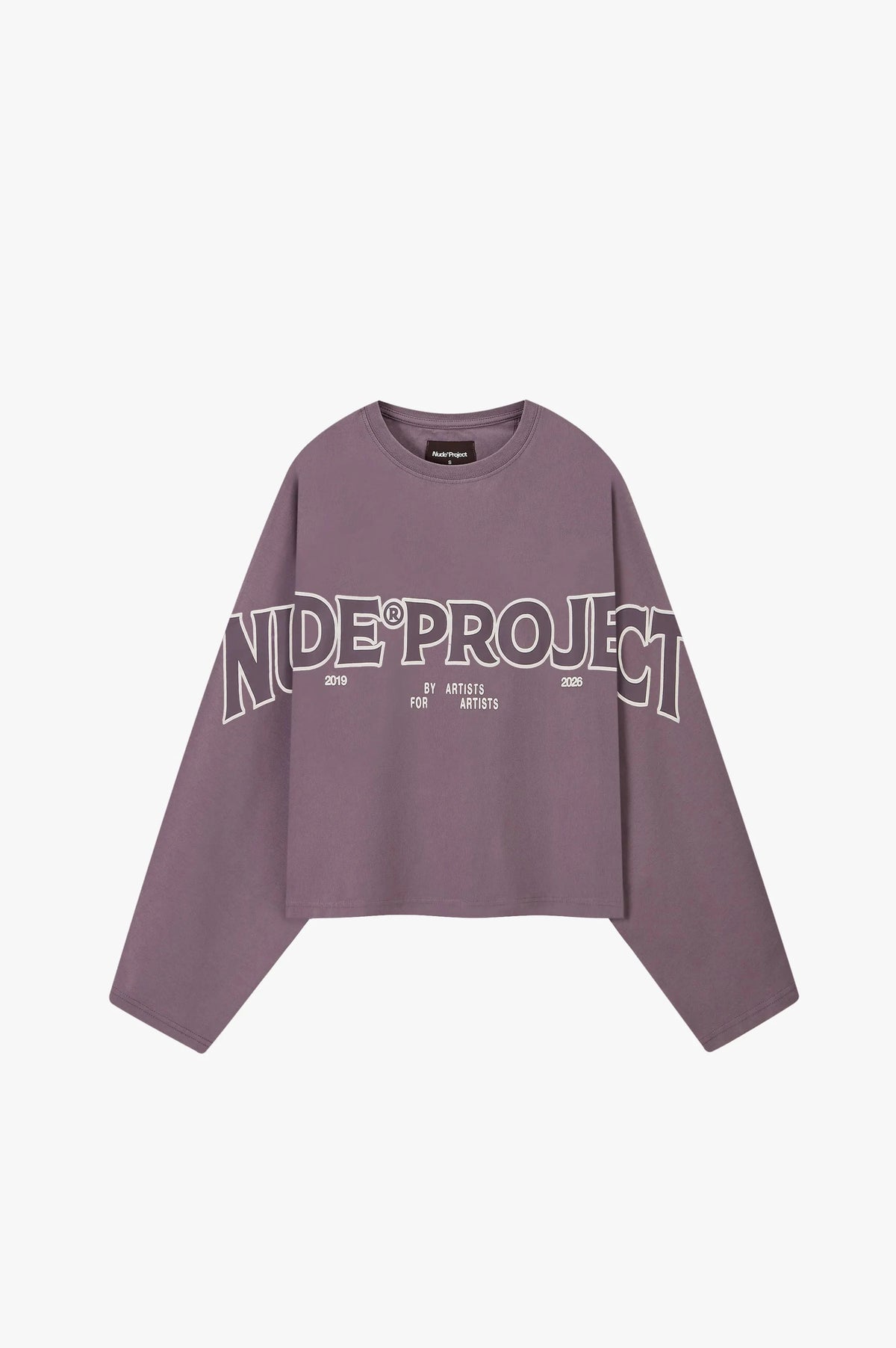 Macro Long-Sleeve Tee Lilac
