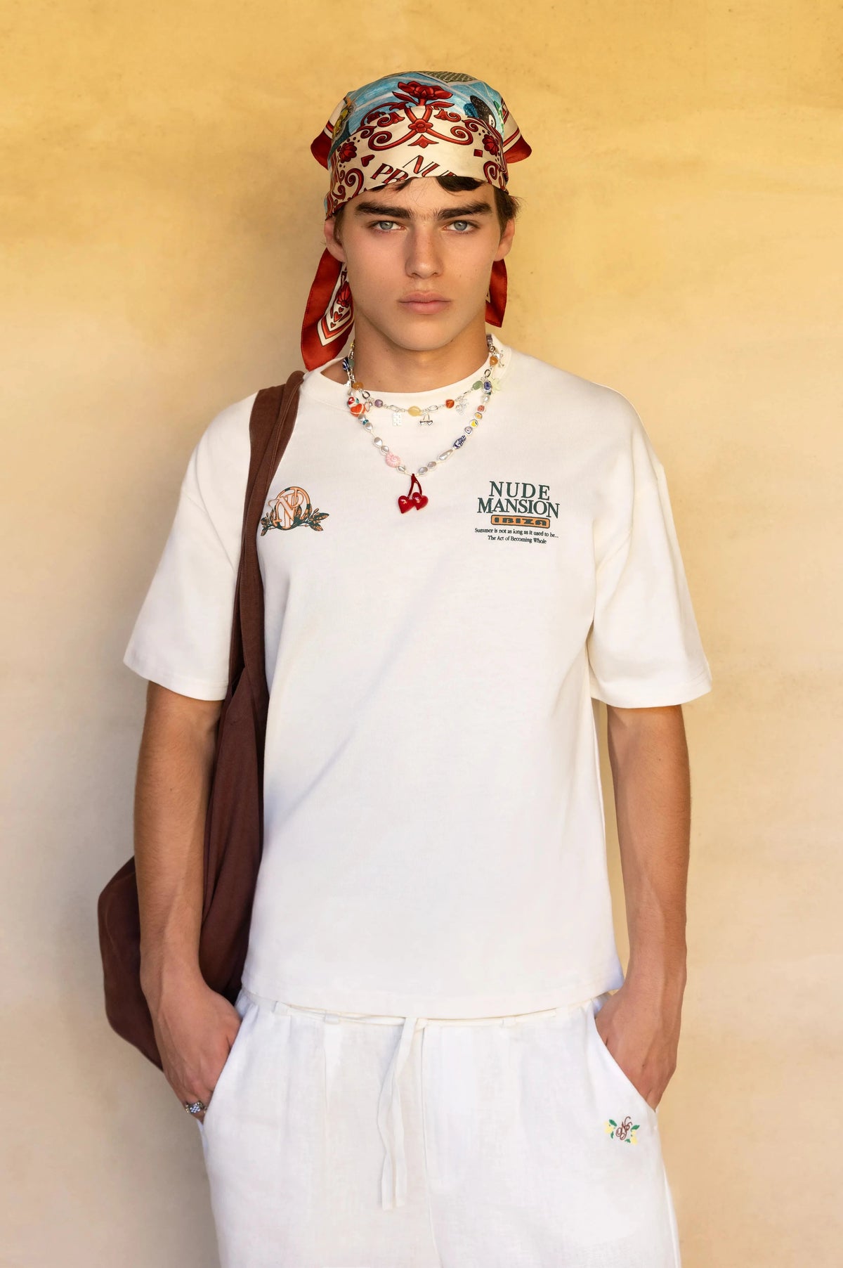 Camiseta Mansion Blanco Crema