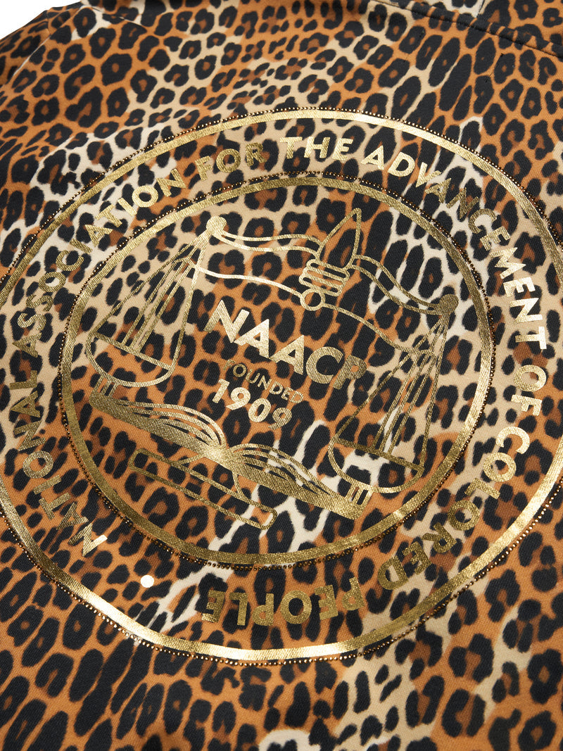 NAACP André Leon Talley Leopard Hoodie
