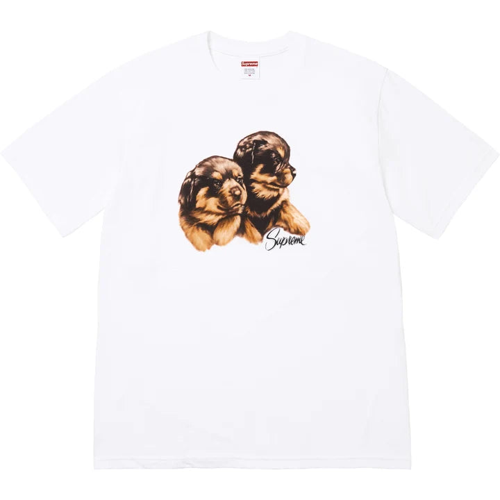 Puppies Tee — White