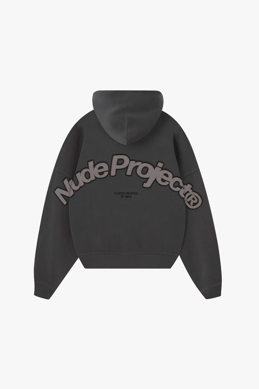 Sudadera Con Cremallera Beast Gris Oscuro