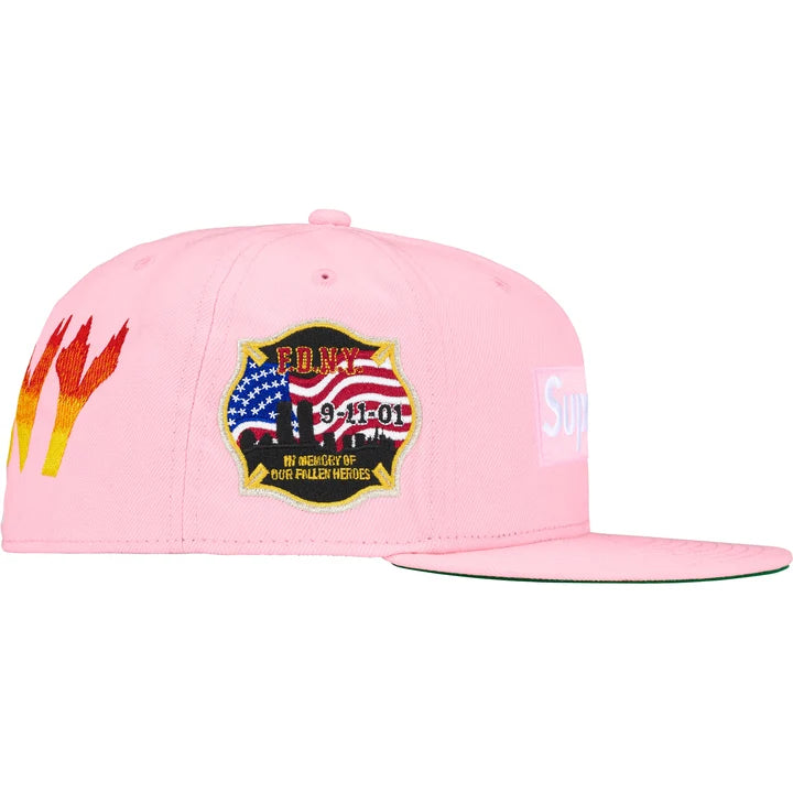 Supreme/FDNY Box Logo New Era® — Pink