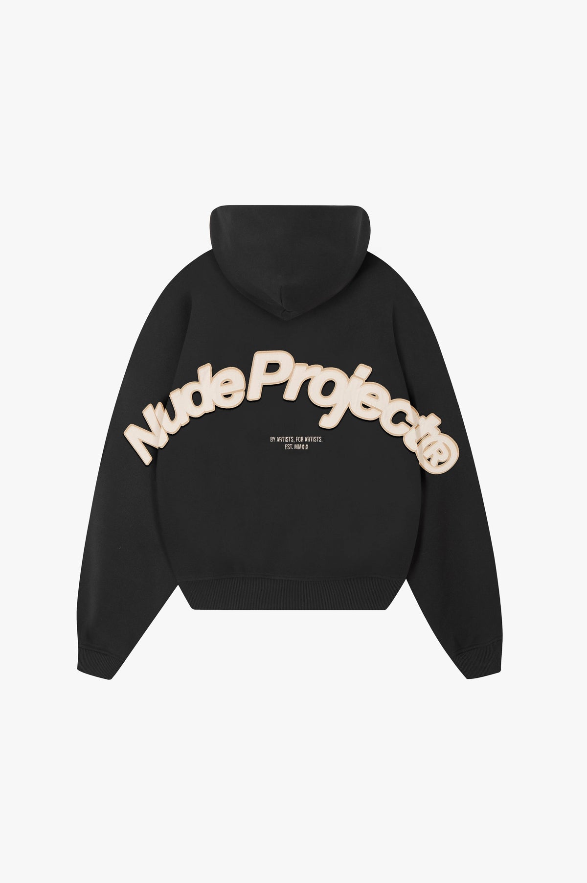 Beast Zip-up Hoodie Black