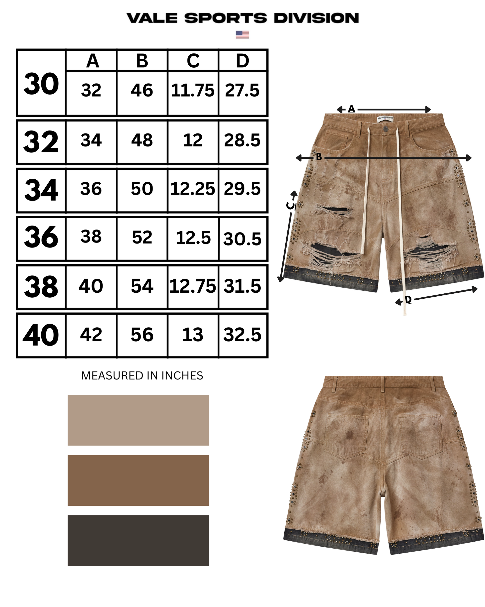 CREAM DOUBLE JORTS - Vale Forever
