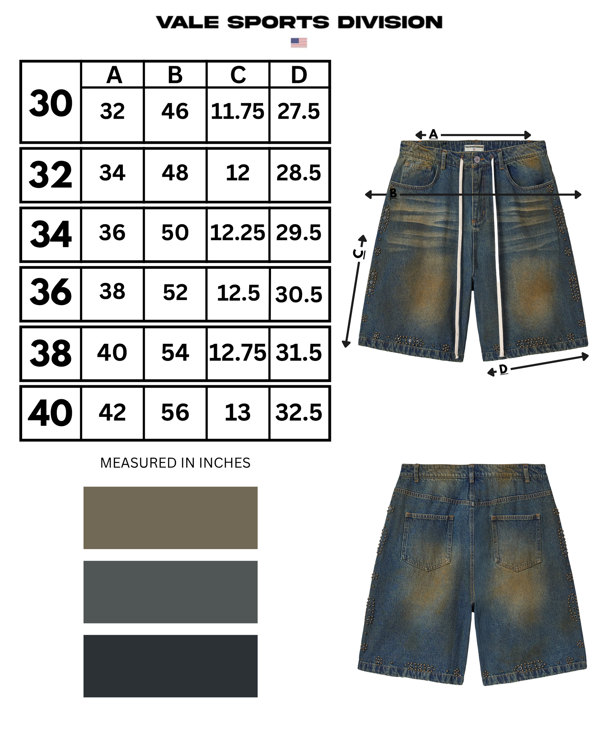 FORGED JORTS - Vale Forever