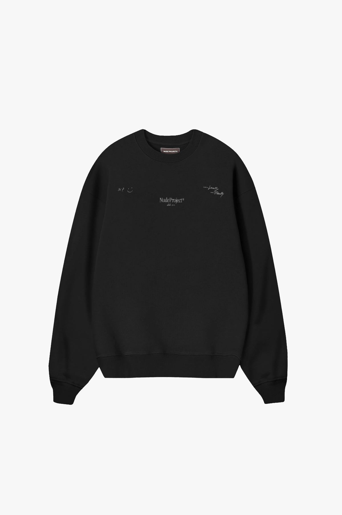 Sudadera Sin Capucha Global Soon Negro