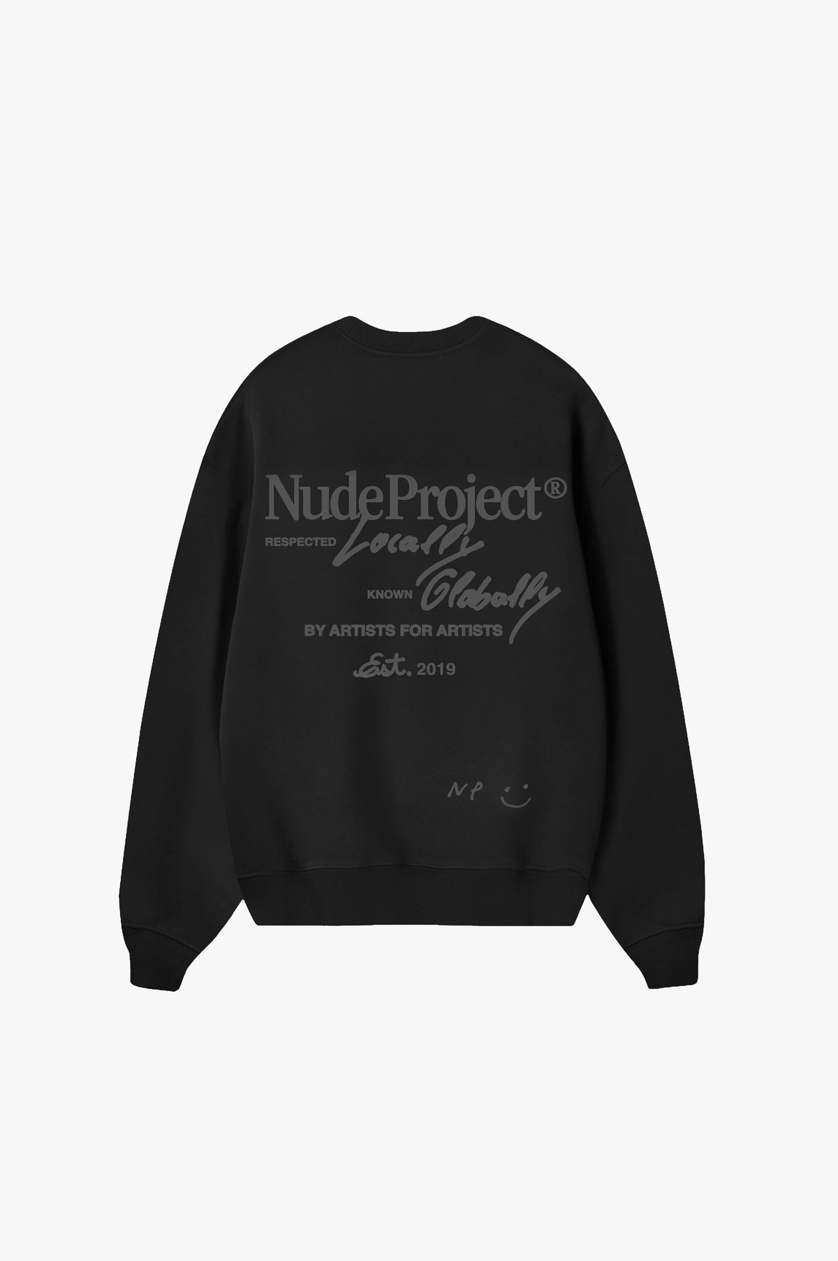 Sudadera Sin Capucha Global Soon Negro