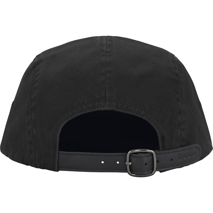 Washed Chino Twill Camp Cap — Black