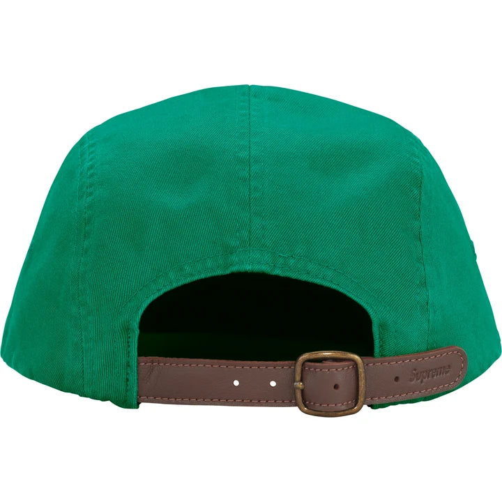 Washed Chino Twill Camp Cap — Green