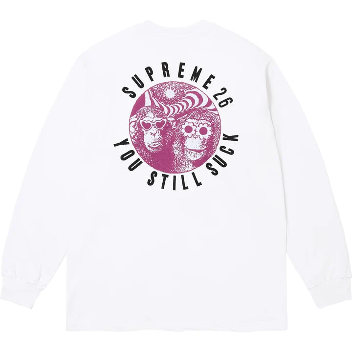 You Still Suck L/S Tee — White