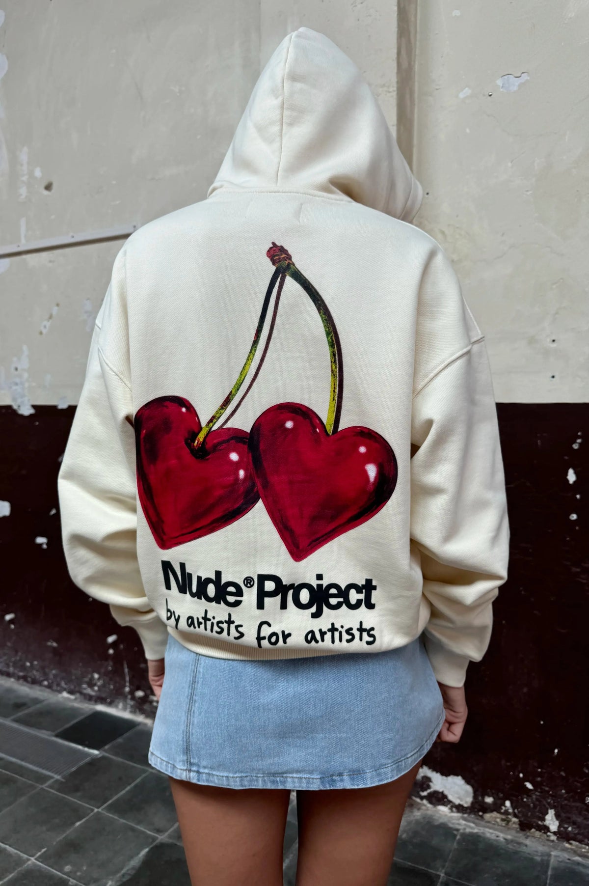 Sudadera Juicy Cherry Blanco Crema
