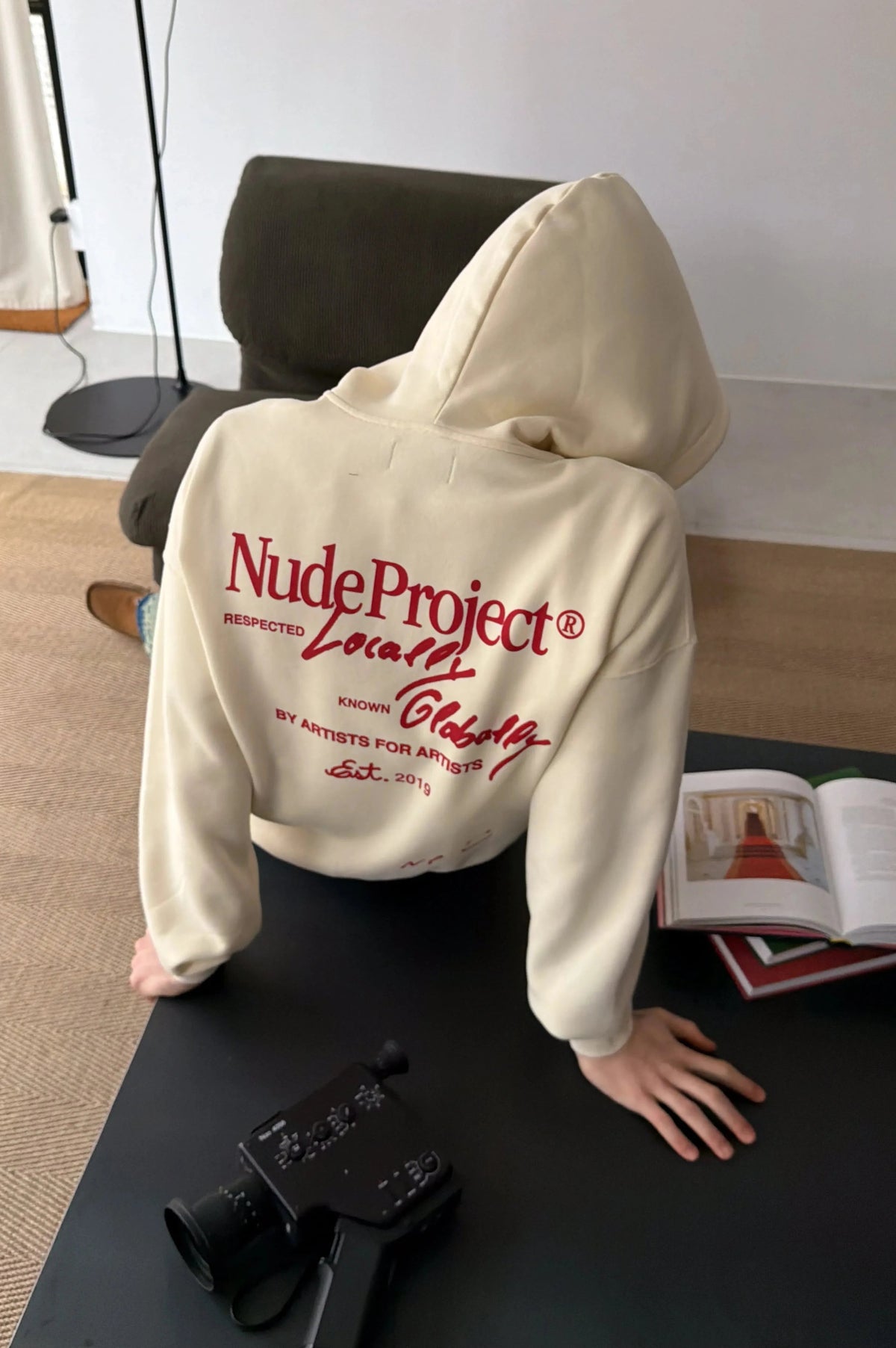 Global Soon Zip-Up Hoodie Marshmallow