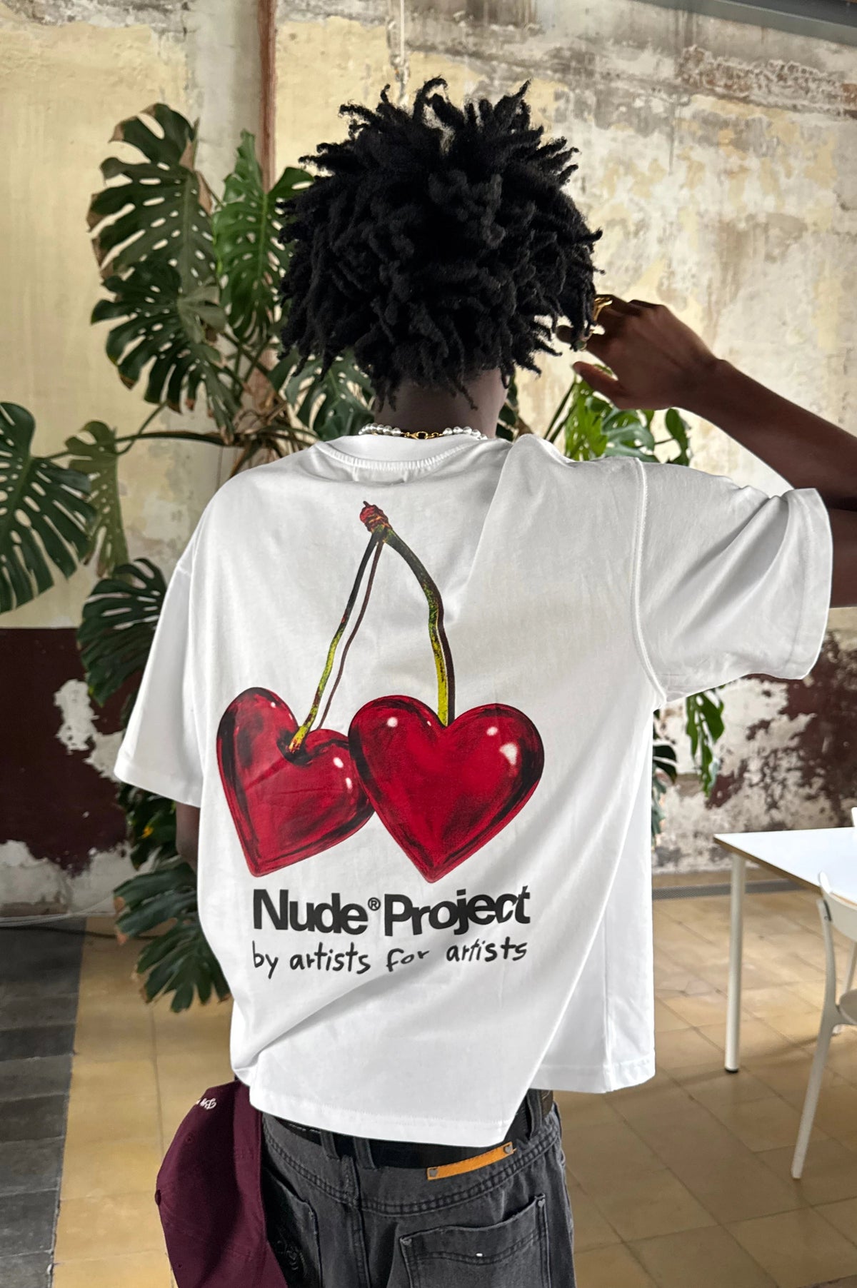 Camiseta Juicy Cherry Blanca