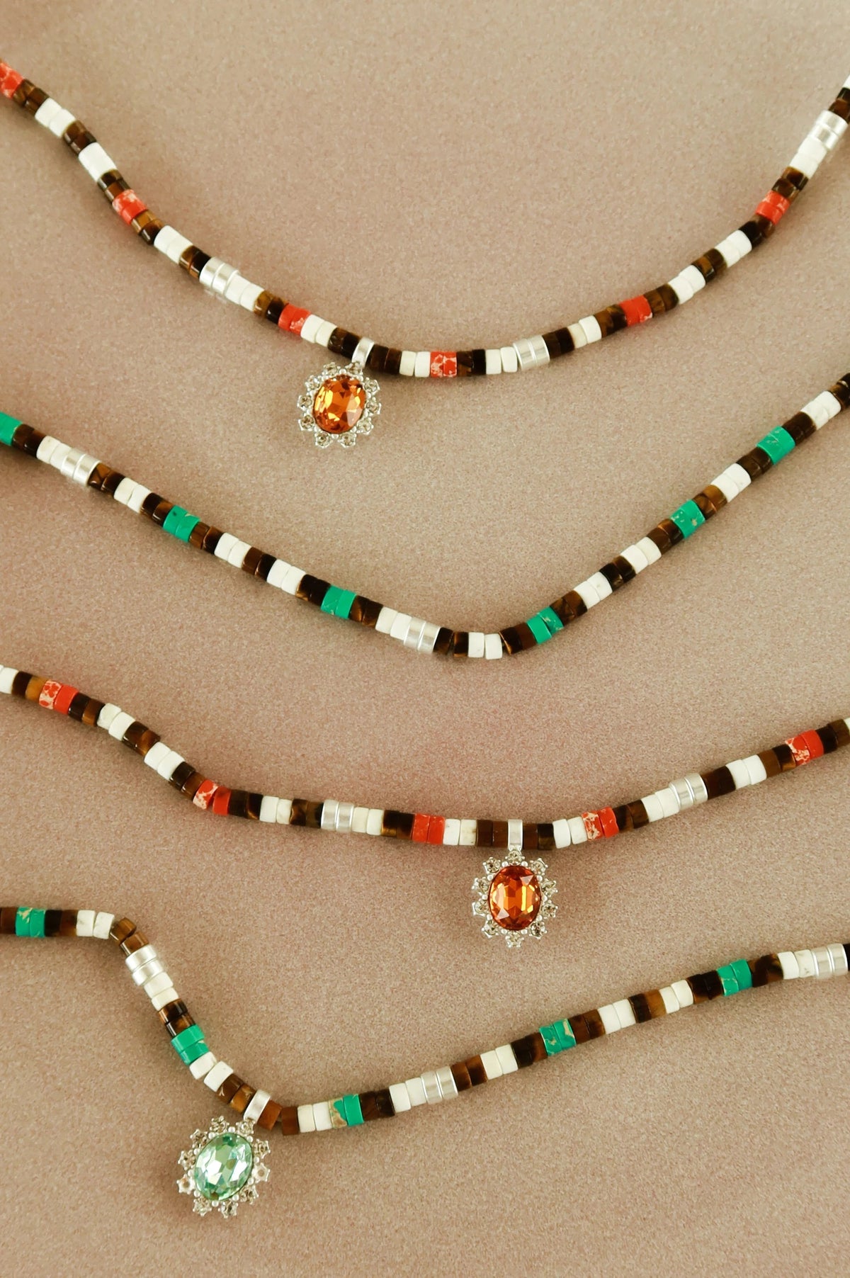 Famara Necklace Orange