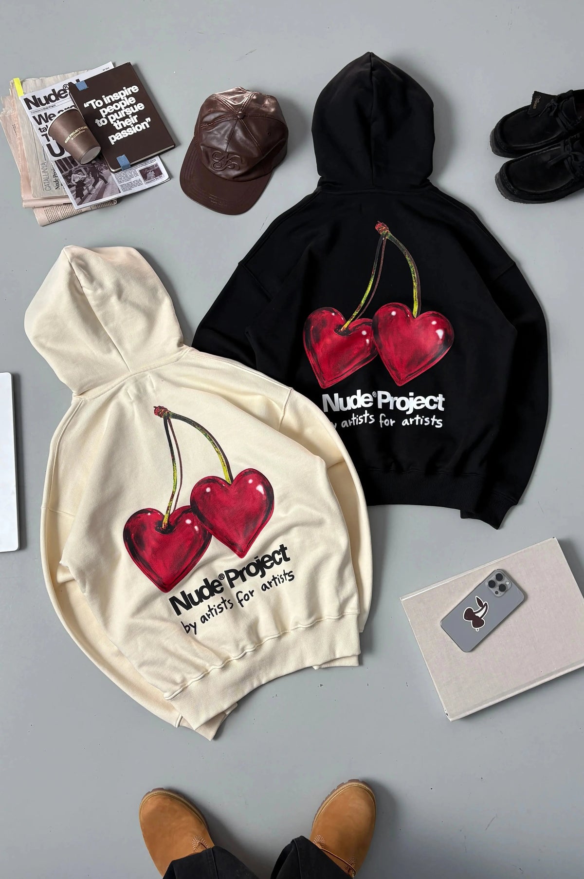 Sudadera Juicy Cherry Blanco Crema