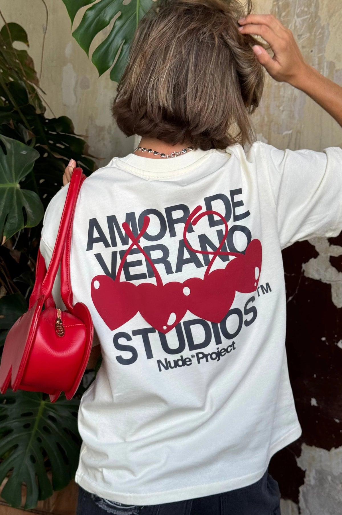 Camiseta Xoxo Blanco Crema