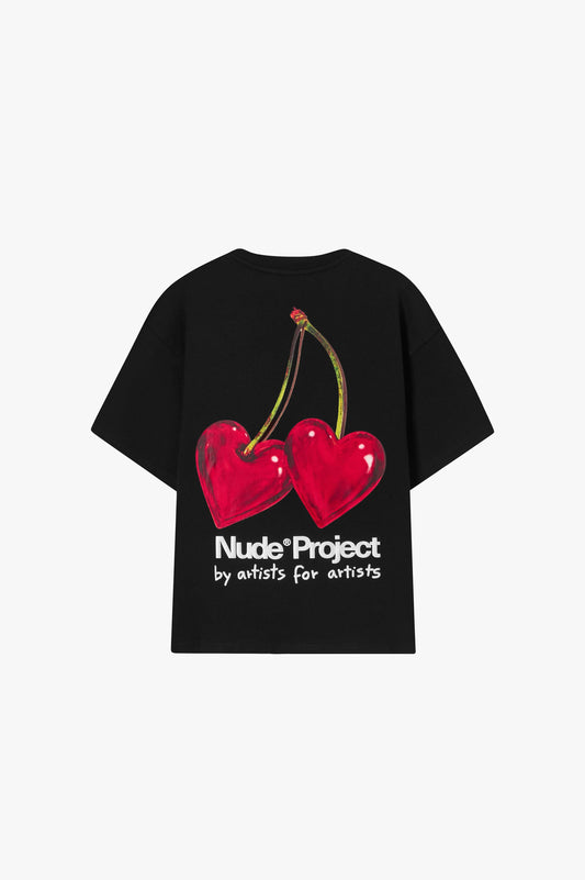 Camiseta Juicy Cherry Negra