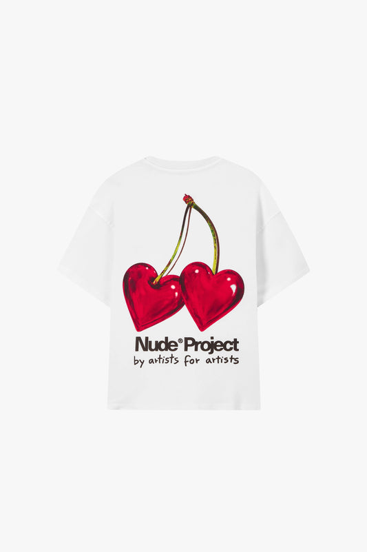 Camiseta Juicy Cherry Blanca