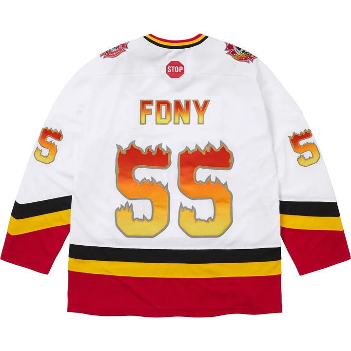 Supreme/FDNY Hockey Jersey — White