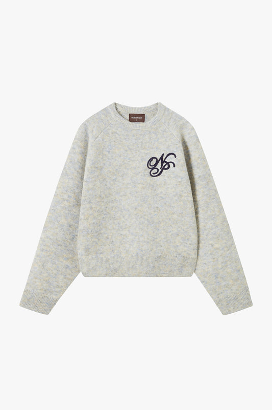 Le Marais Knit Sweater Grey Melange