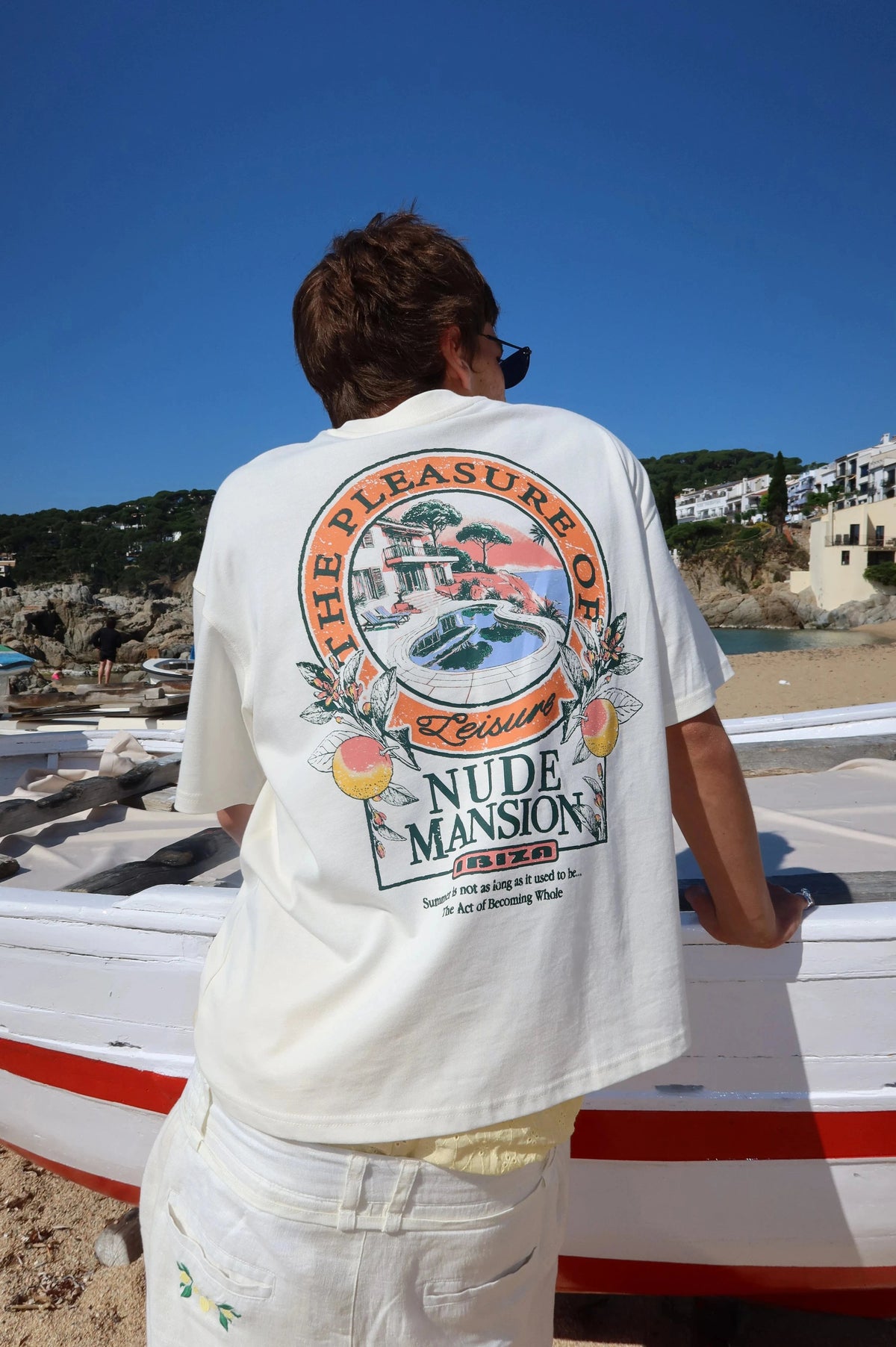 Camiseta Mansion Blanco Crema