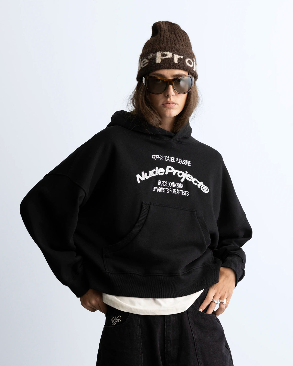 Sudadera Boxy Liberty Negra