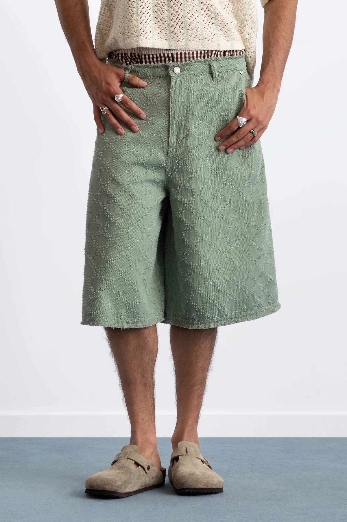 Raw Edge Denim Jorts