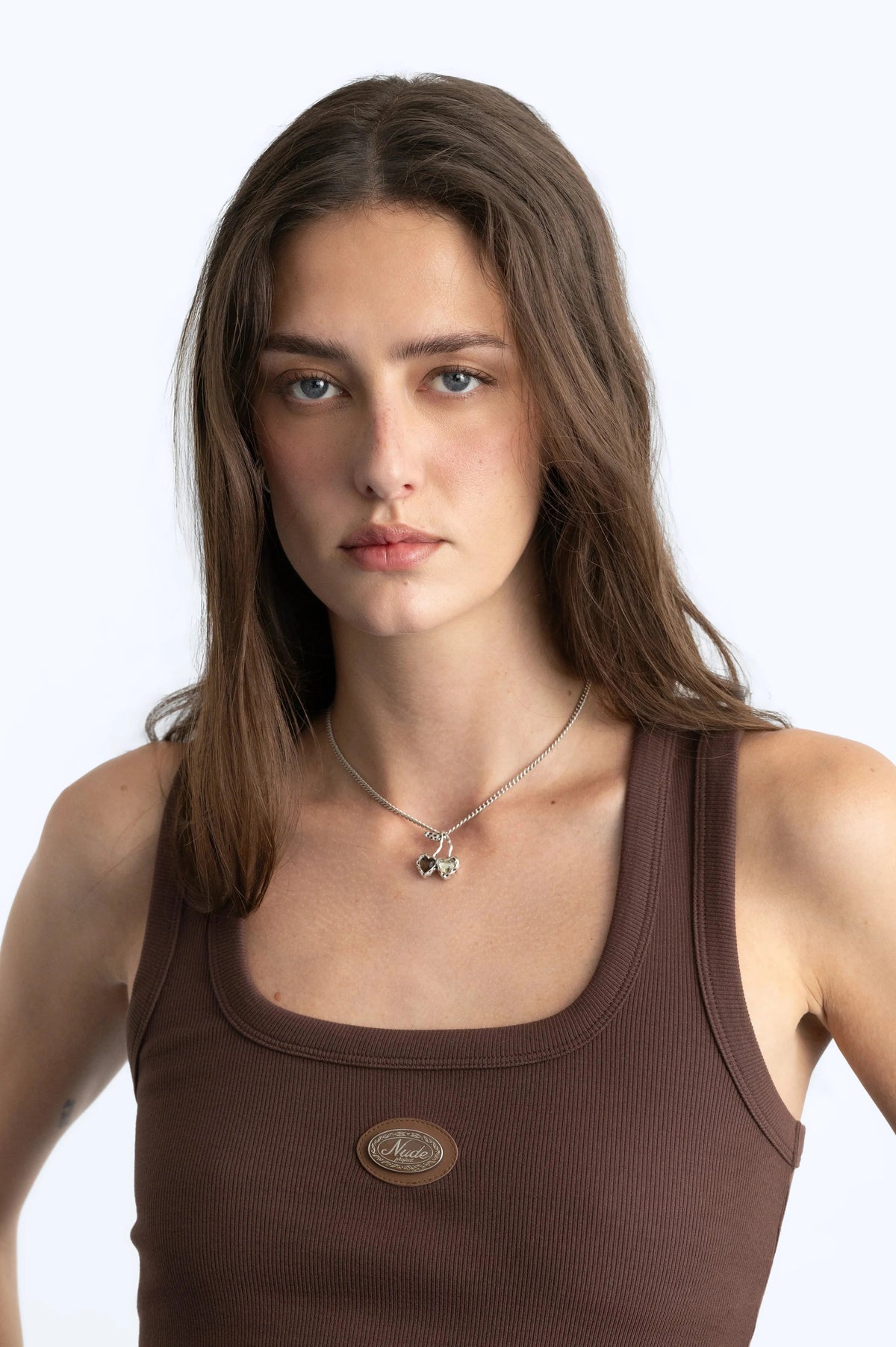 Hearts Necklace Silver