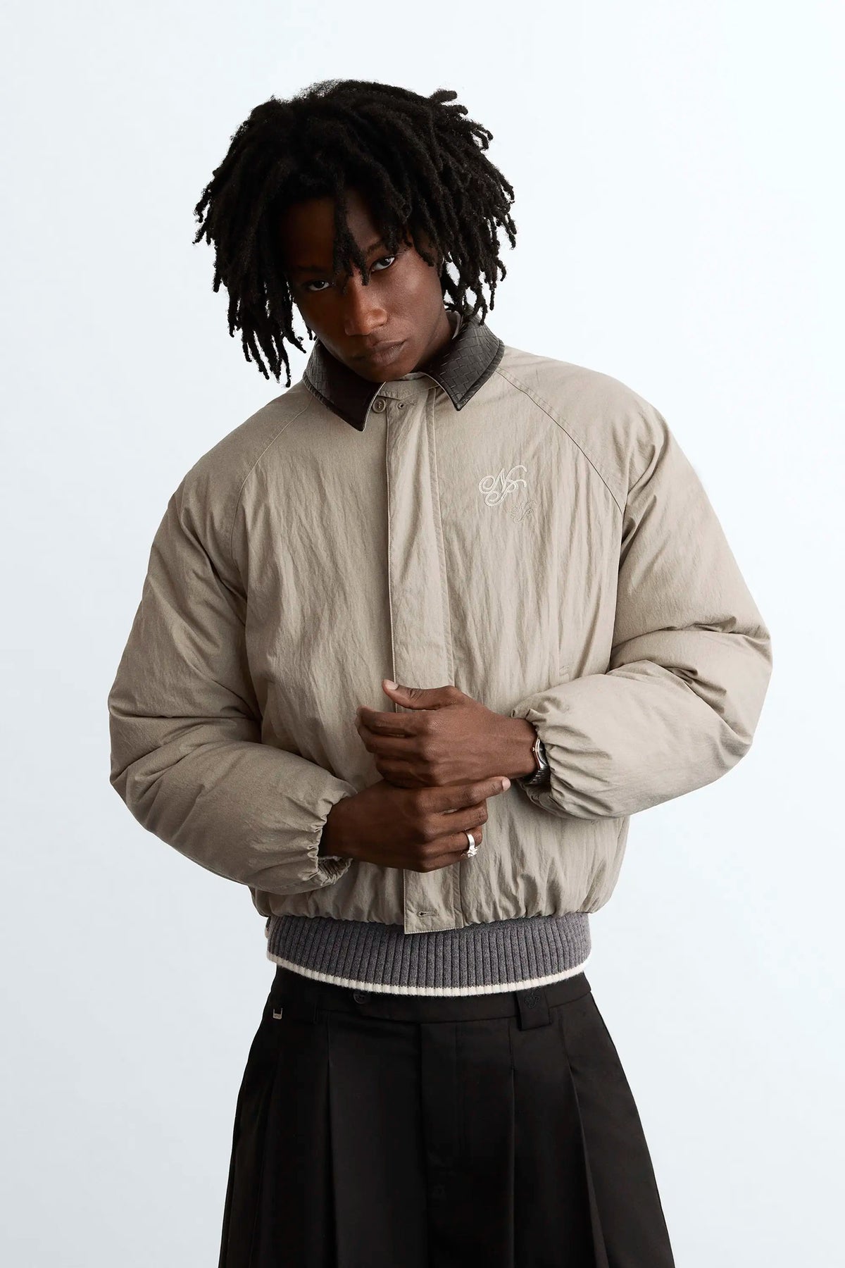 The Freelancer Bomber Jacket Beige