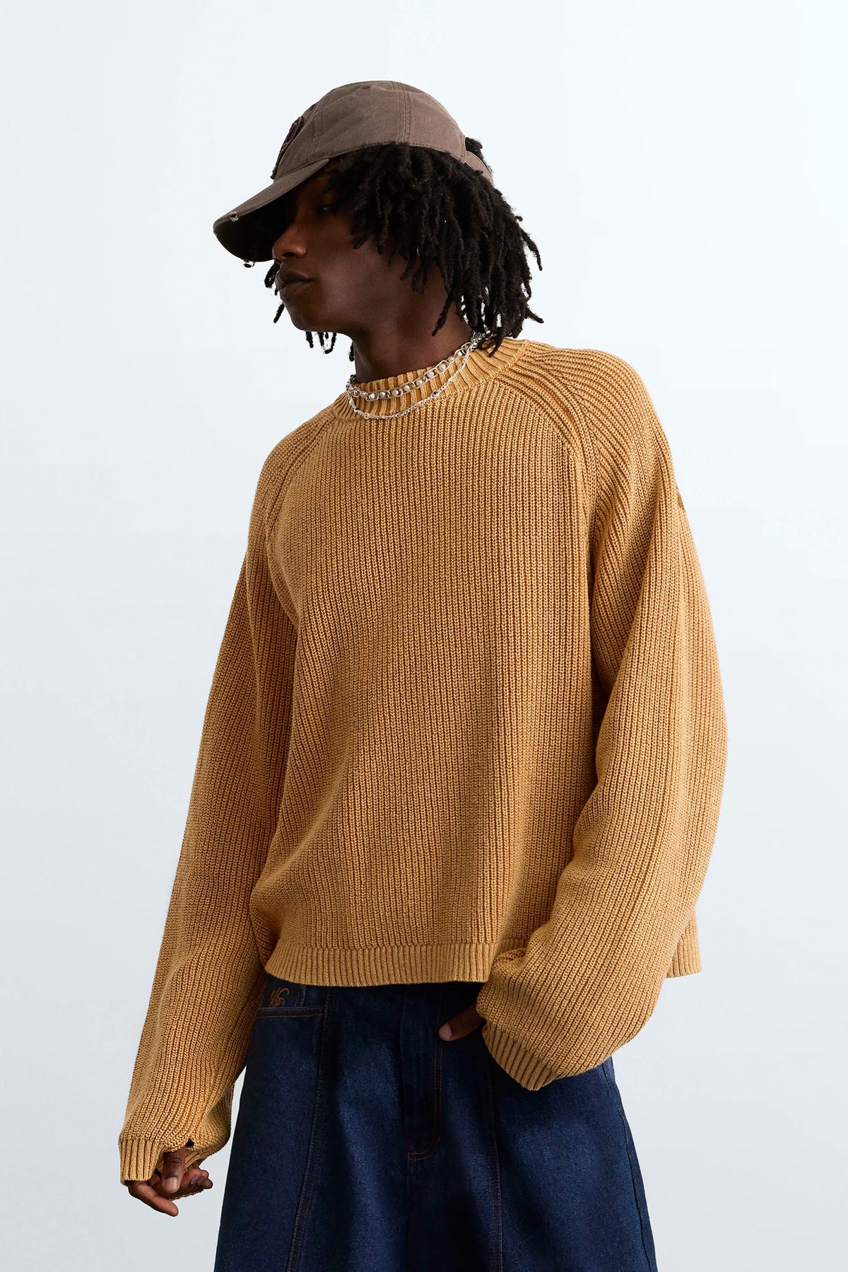 The Promotion Knit Sweater Dark Orange