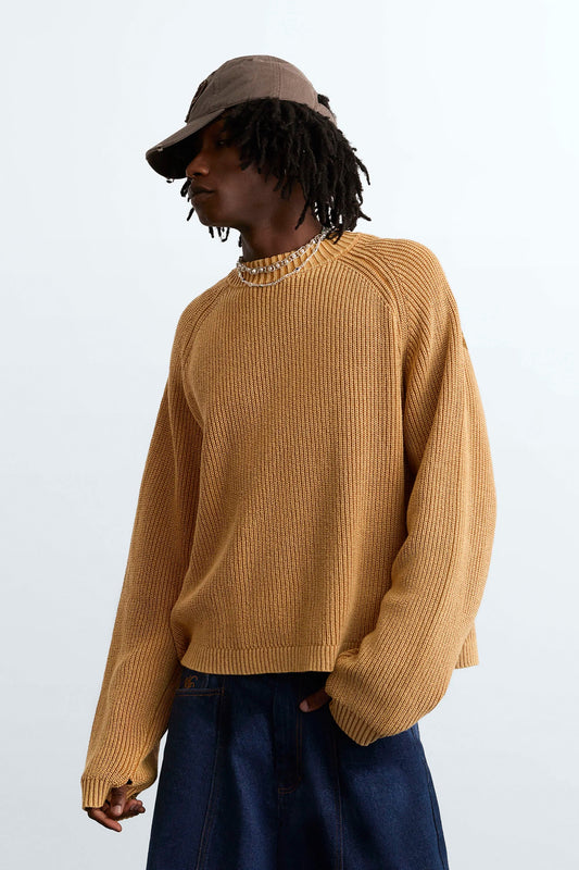 The Promotion Knit Sweater Dark Orange