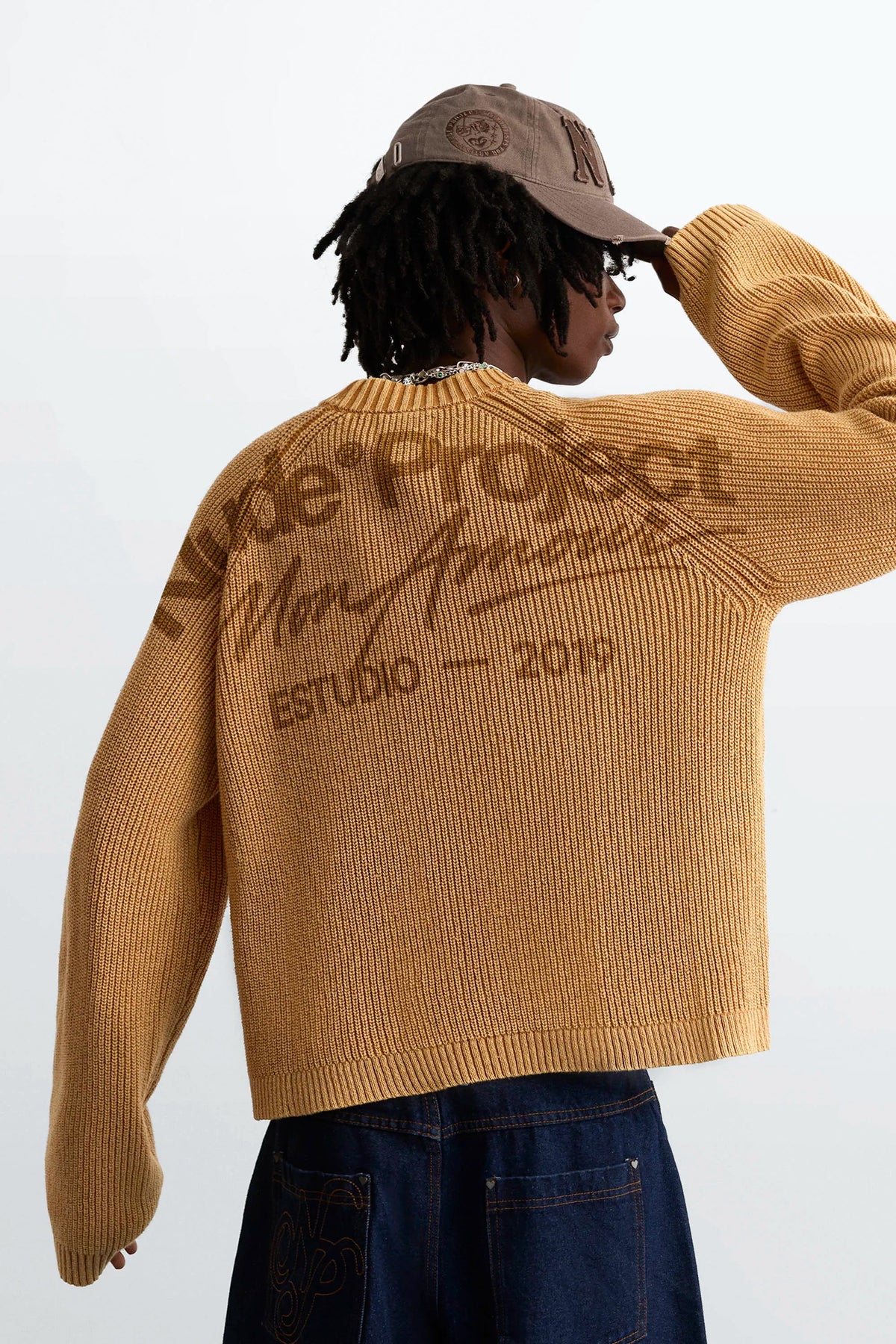 The Promotion Knit Sweater Dark Orange