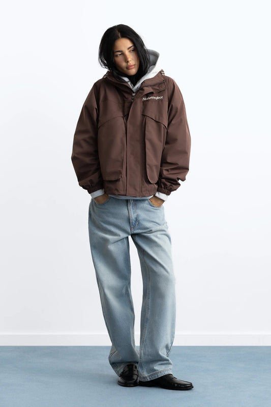 Windbreaker Jacket Brown