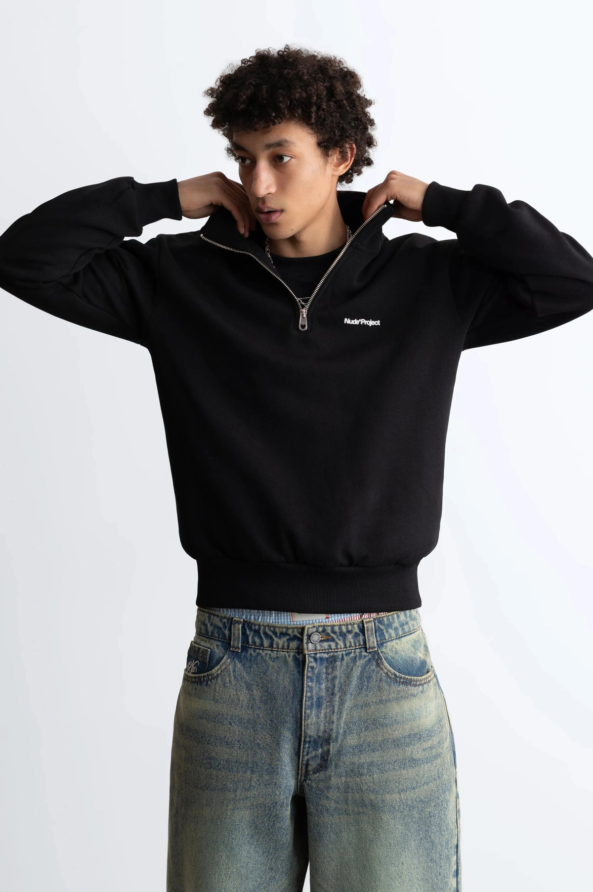 Origins Quarter-Zip Black