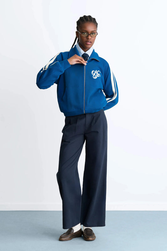 Vinyl Chino Pants Navy