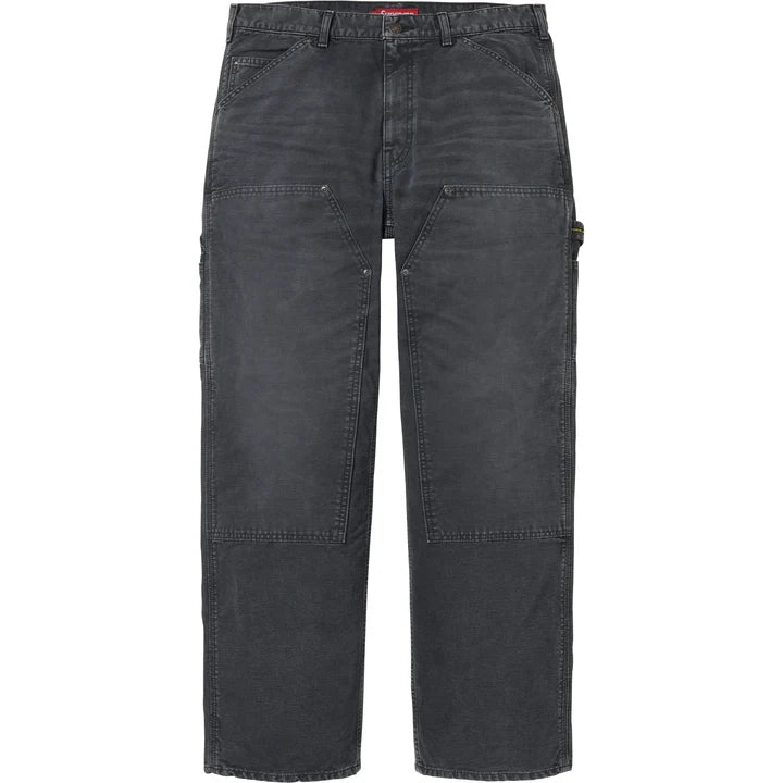 Worn Double Knee Painter Pant — Black