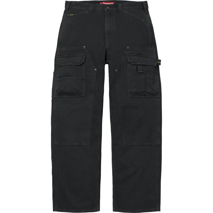 Double Knee Utility Pant — Black