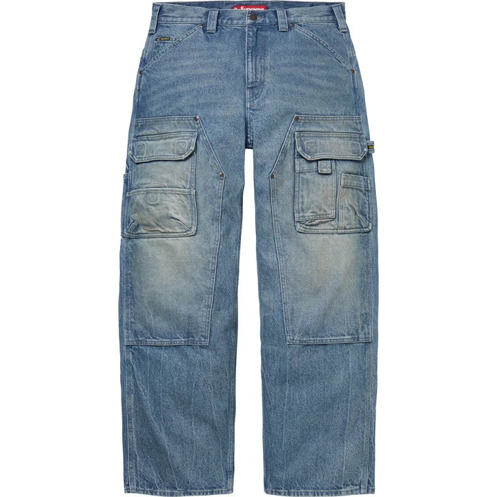 Double Knee Utility Pant — Denim