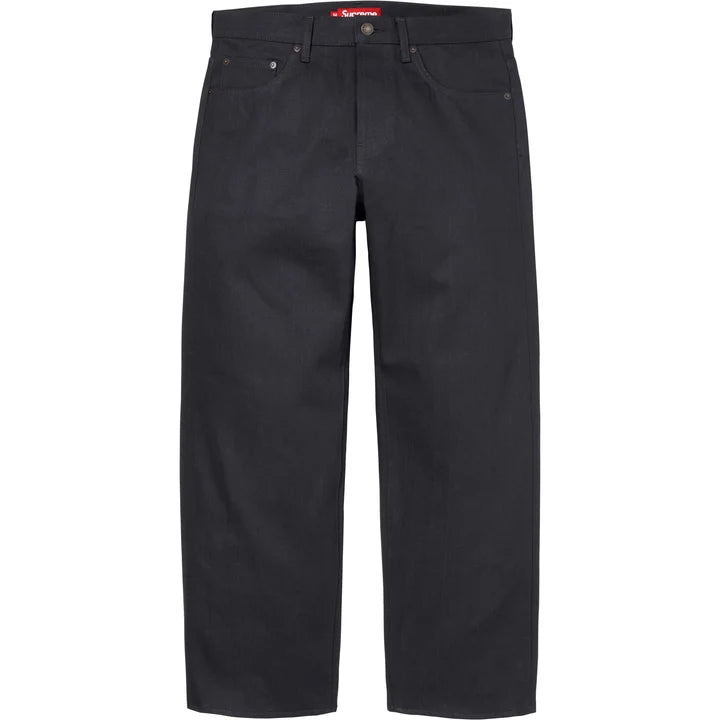 Rigid Loose Fit Selvedge Jean — Rigid Black