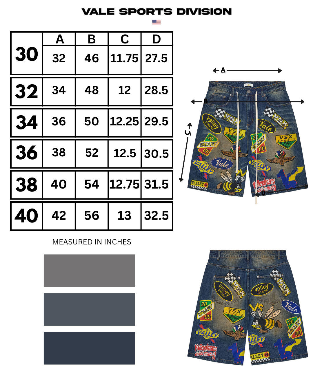 PASSPORT JORTS - Vale Forever