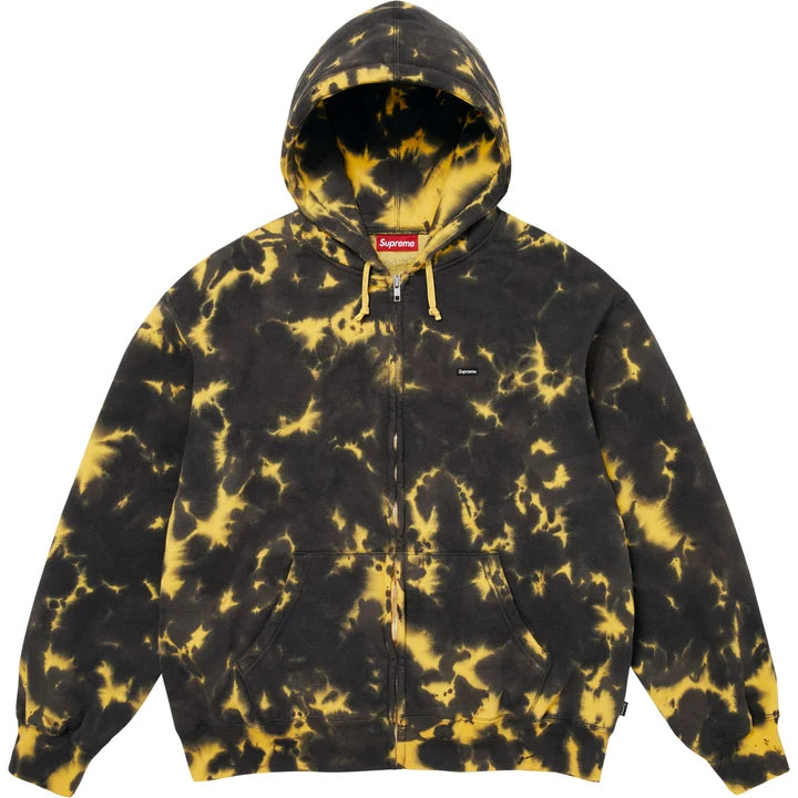 Small Box Zip Up Hooded Sweatshirt — Ty Dye
