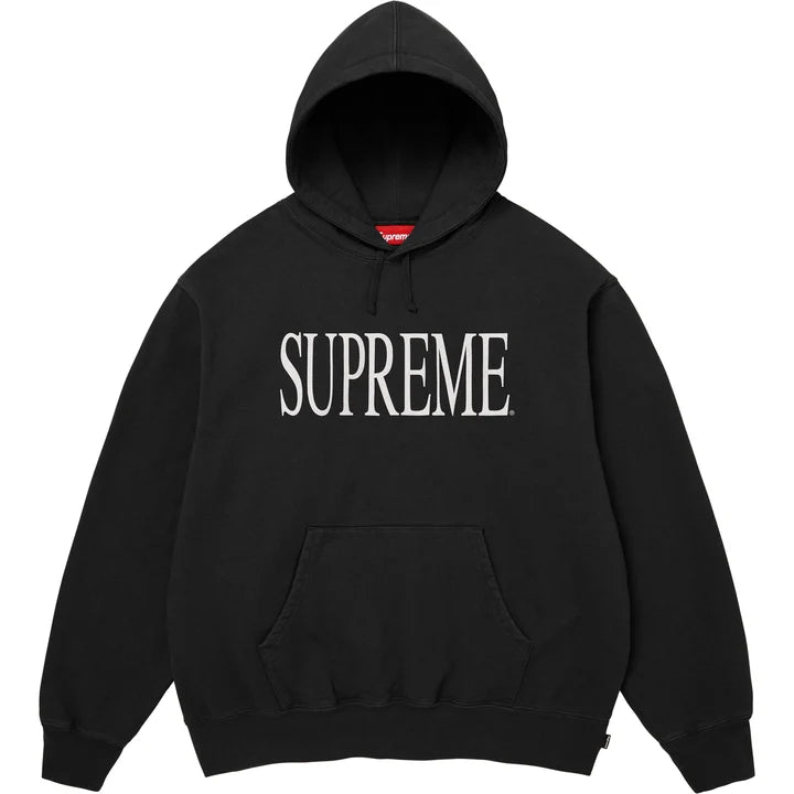 Capital Hooded Sweatshirt — Black