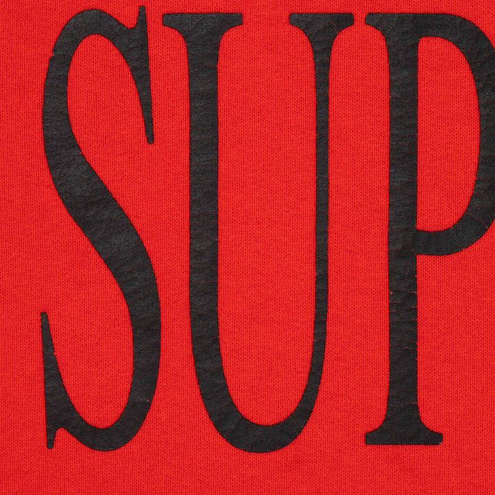 Capital Hooded Sweatshirt — Red