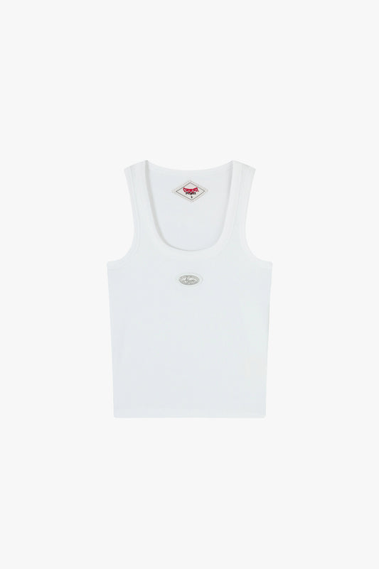 Sophisticated Pleasure Tank Top White